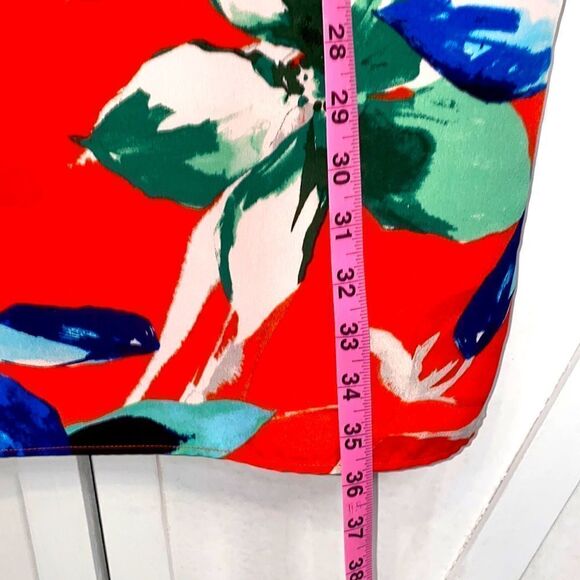 Vince Camuto Cold Shoulder Floral Printed Shift Dress Size 16 NWT MSRP $148 - Picture 13 of 16